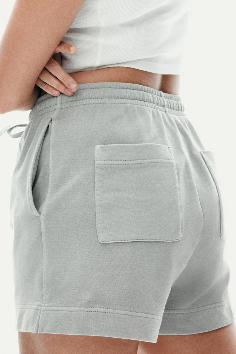 Washed Cotton Sweatshorts