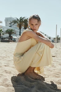 Flounced Jersey Dress