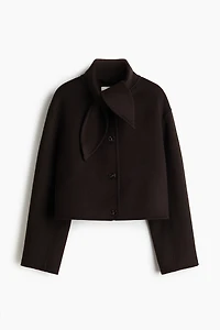 Veste faite main en laine mélangée