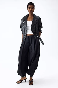 Coated Biker Jacket