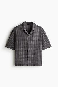 Loose-Fit Seersucker Resort Shirt