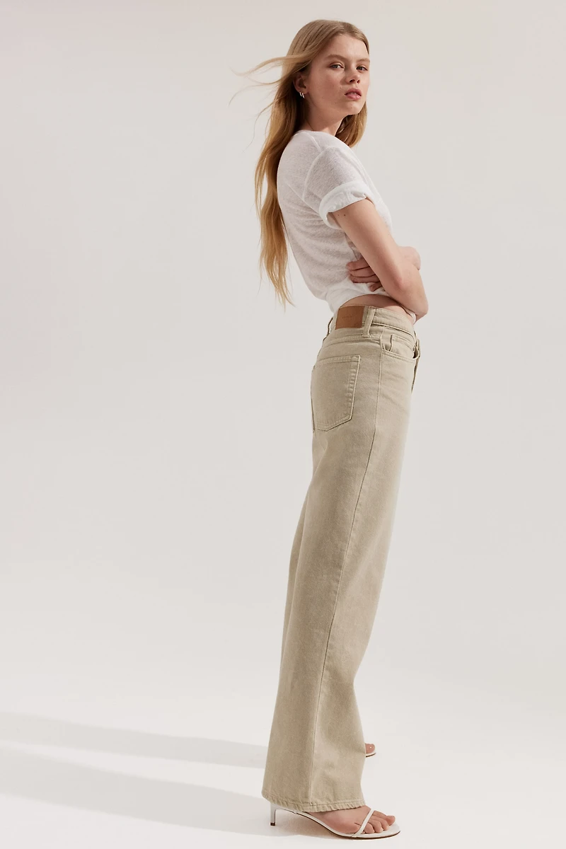 Jean ample Taille très haute