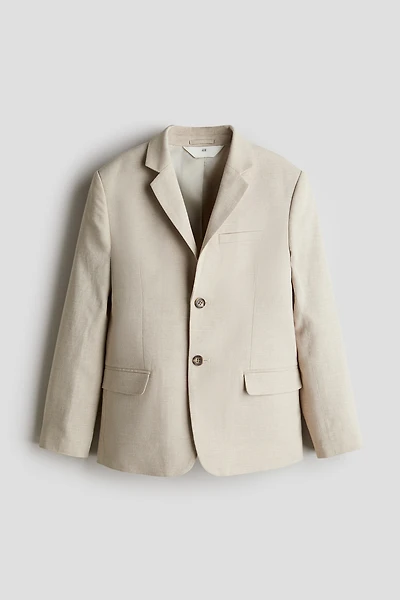 Linen-Blend Jacket