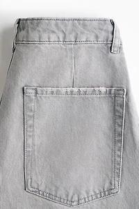 Barrel Leg Regular Waist Jeans