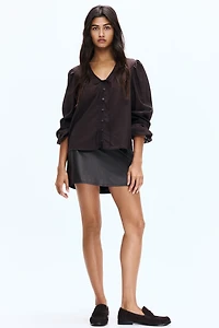 Blouse avec dentelle