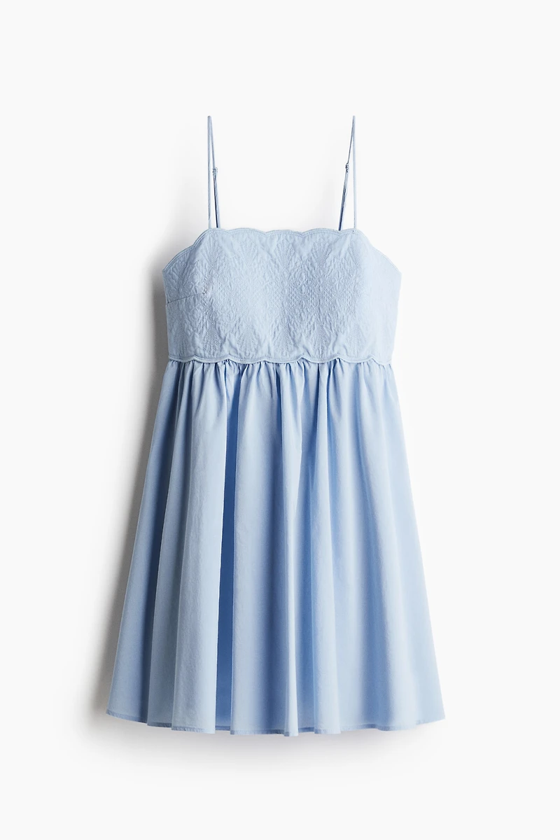 Embroidered-Detail Dress