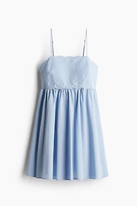 Embroidered-Detail Dress