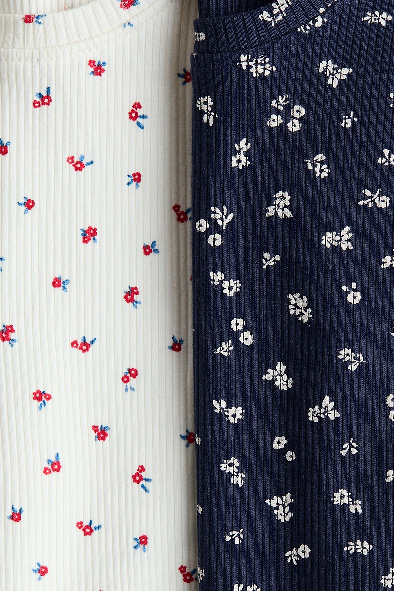 Lot de 2 hauts à volants