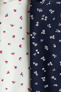 Lot de 2 hauts à volants