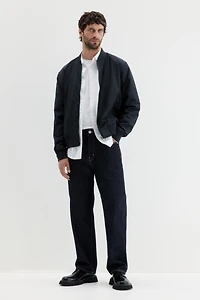 Regular-Fit Lightweight Bomber Jacket