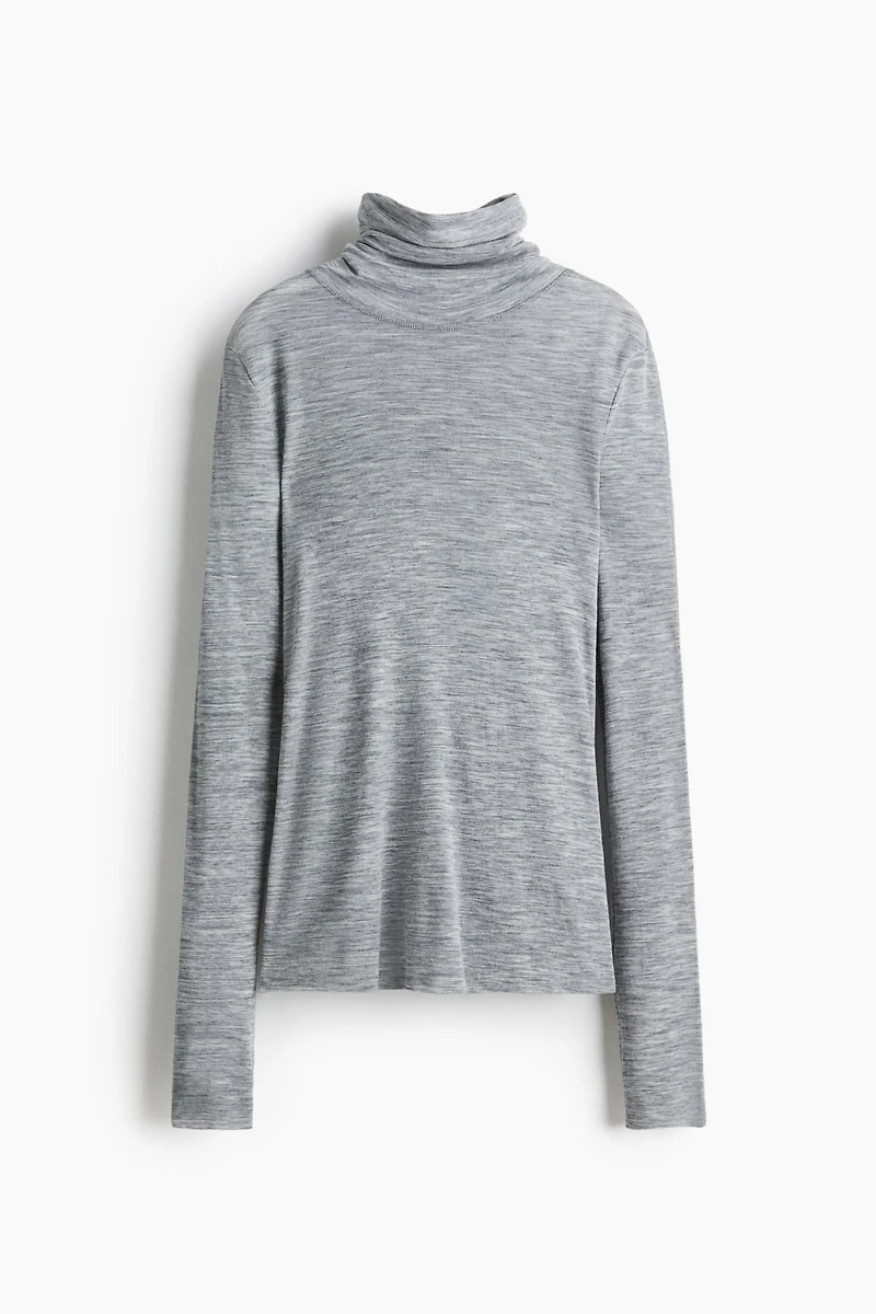 Haut col roulé en laine