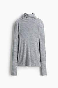 Haut col roulé en laine