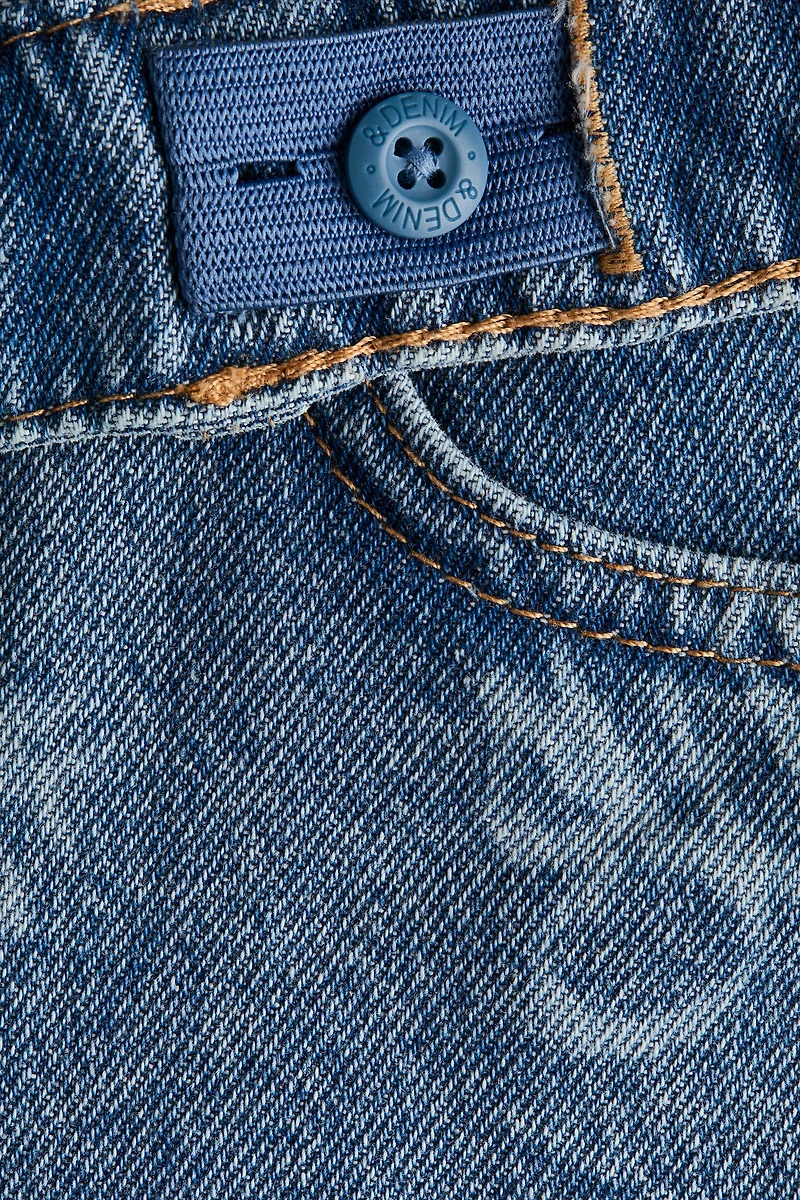 Short flottant en denim