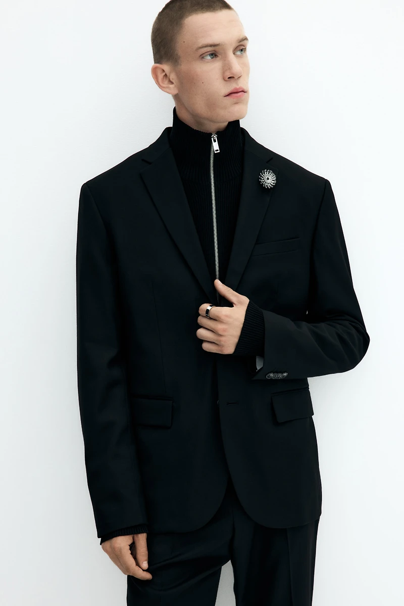 Slim-Fit Suit Pants
