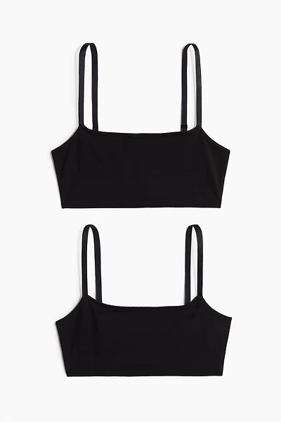 2-pack Non-padded Soft Cotton Bras