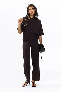 Boxy jersey top