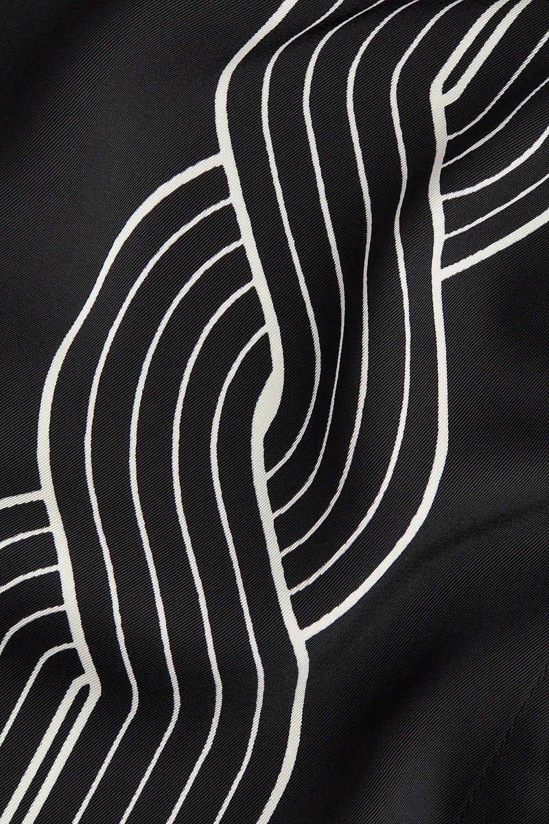 Chemise grande taille imprimée