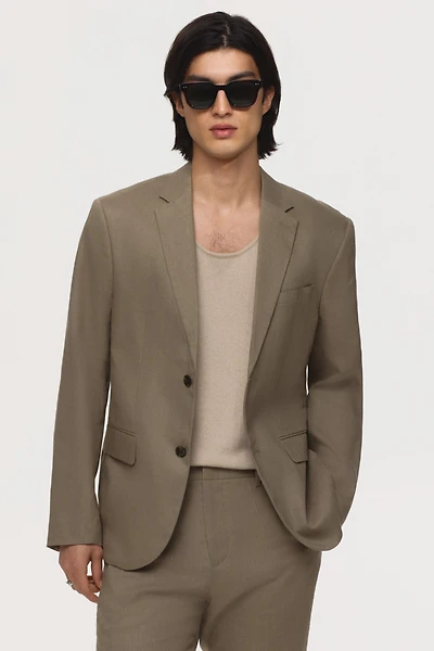 Slim-Fit Linen Jacket