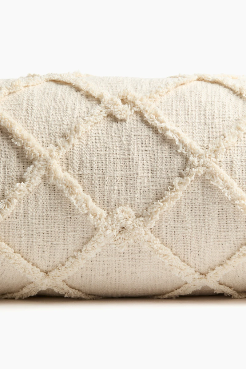 Tufted Cotton Bolster