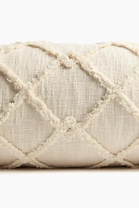 Tufted Cotton Bolster