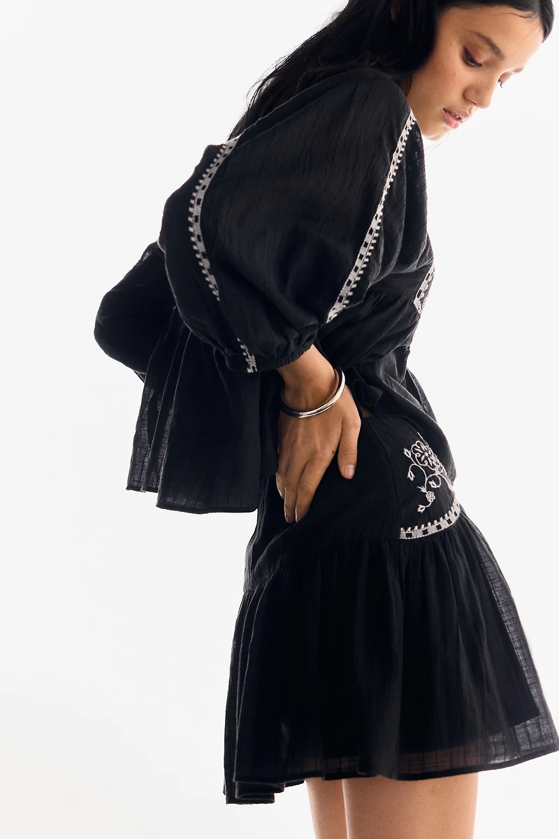 Embroidered Skirt