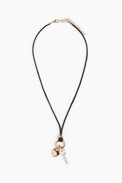 Cord Necklace with Pendant
