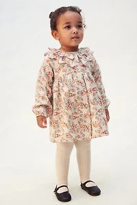 Cotton Dress with Collar