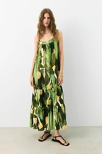 Tie-Strap Maxi Dress
