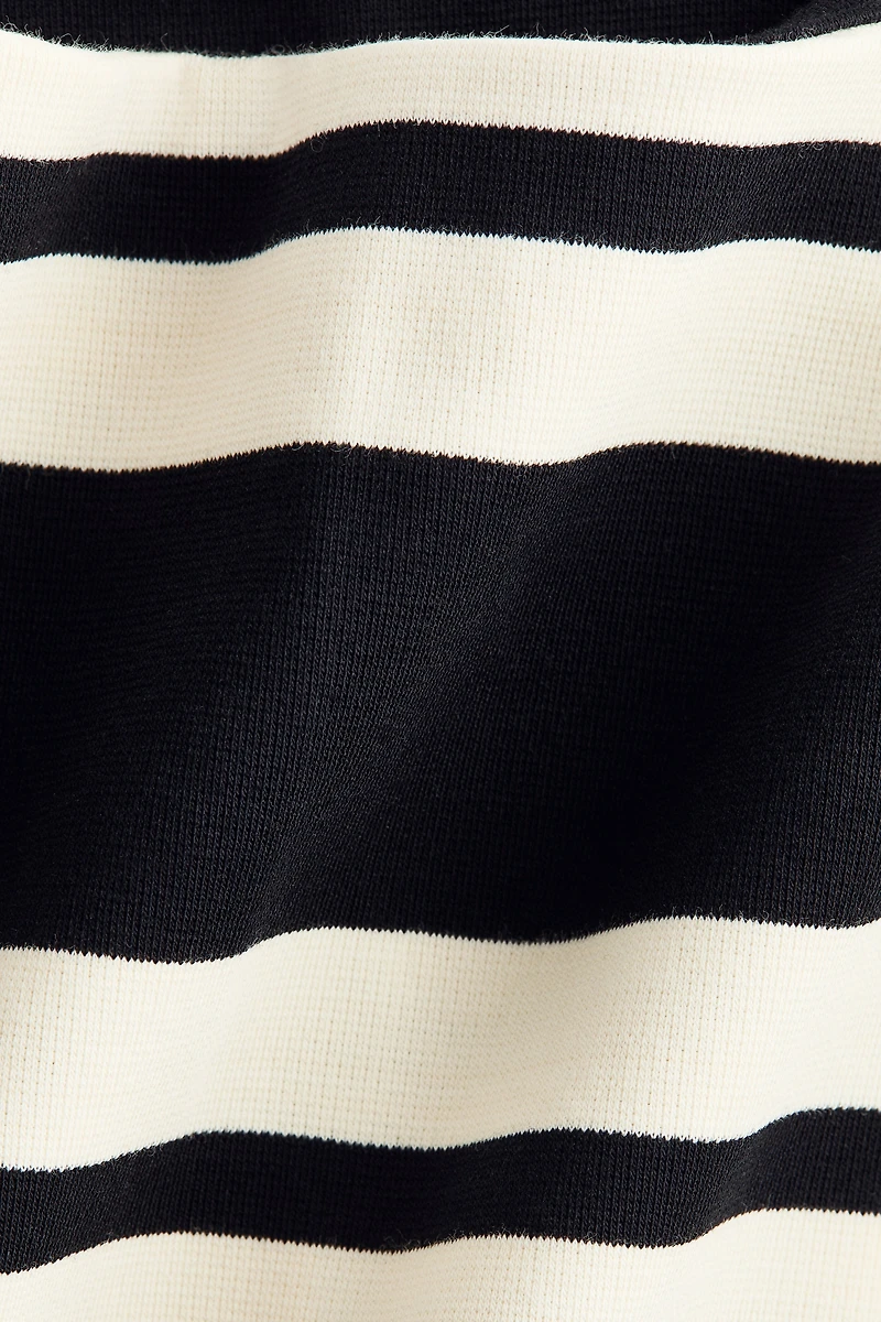 Long-Sleeved Boat-Neck Top