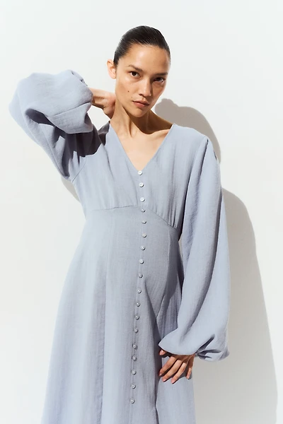 MAMA Button-Front Dress