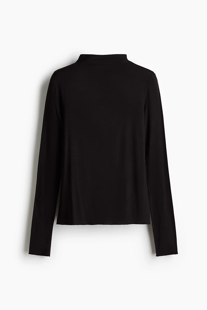 Mock Turtleneck Top