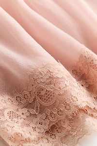 Lace-Trimmed Camisole Top