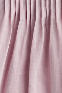 Pintucked Ramie Skirt
