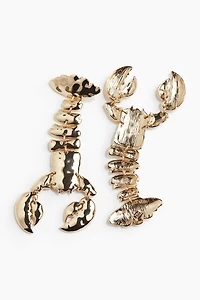 Crayfish-Shaped Earrings