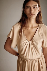 Dress with Flared Skirt