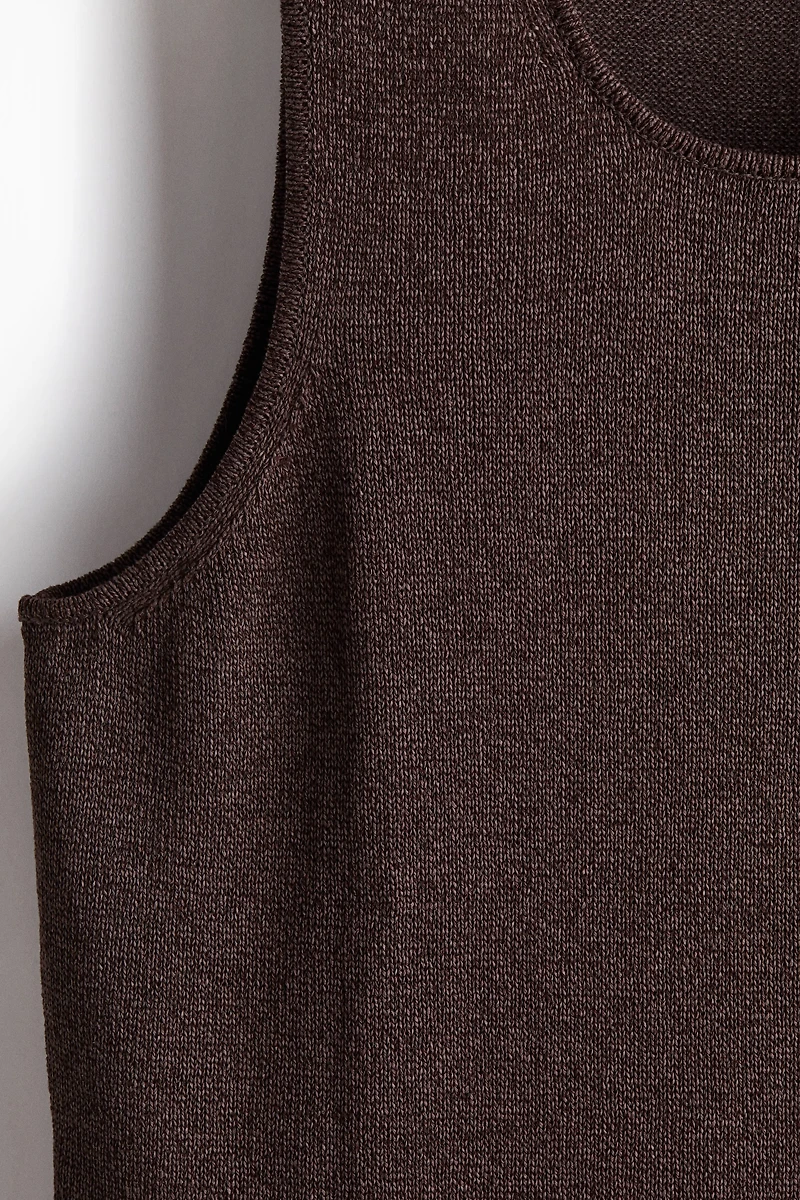 Regular-Fit Sheer Tank Top