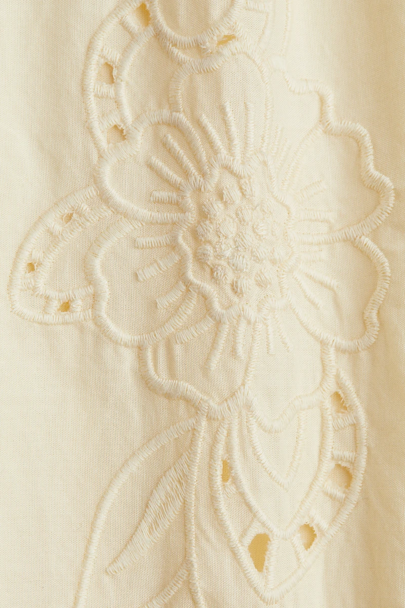 Pantalon de pyjama brodé