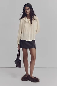 Viscose Blouse with Collar