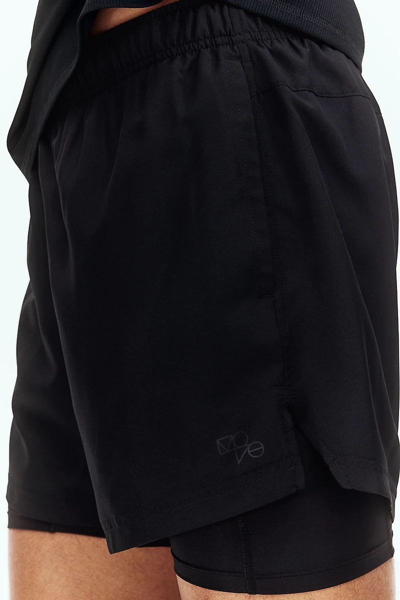 Double-Layered Sports Shorts with DryMove™
