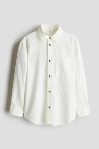Linen-Blend Shirt