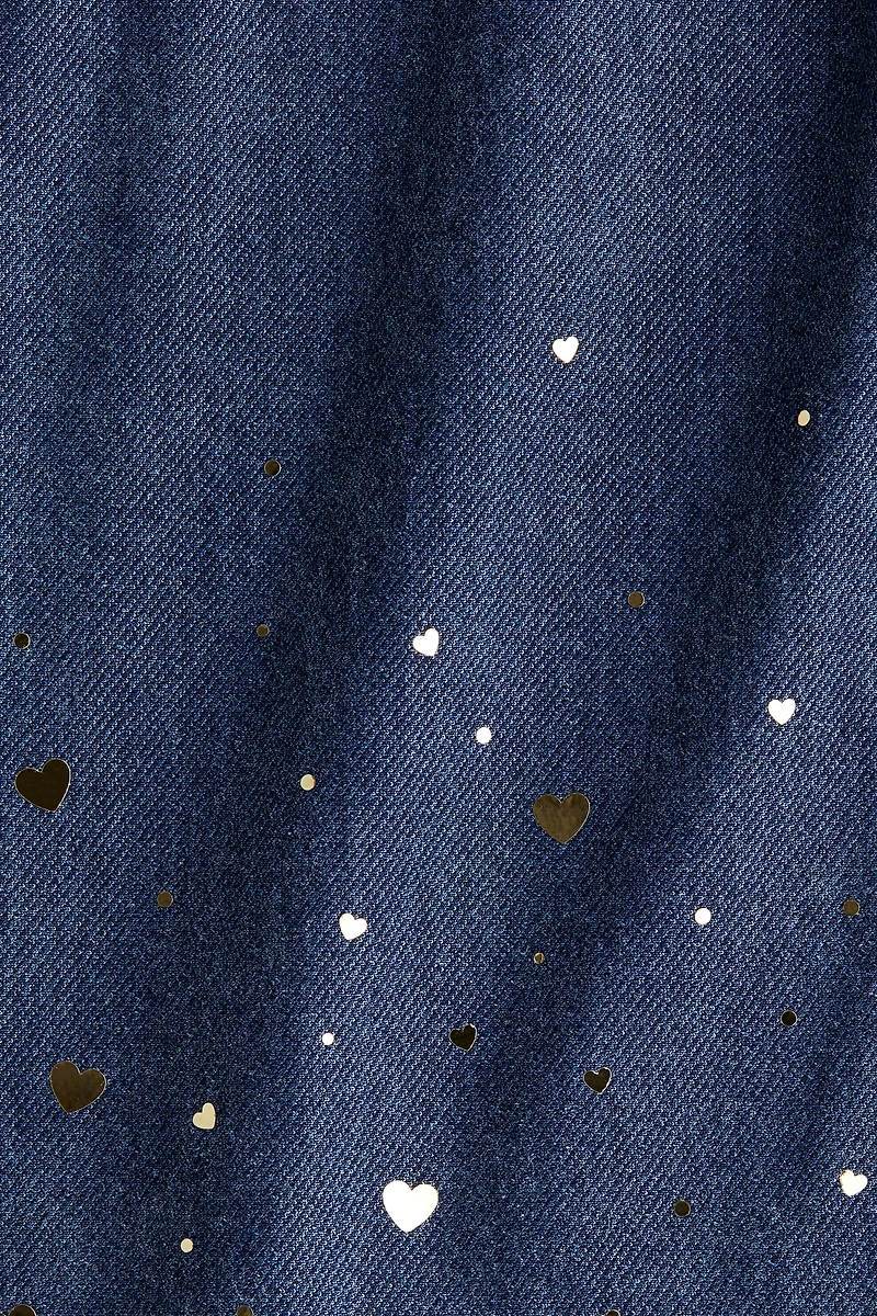 Wide Denim-look Pants