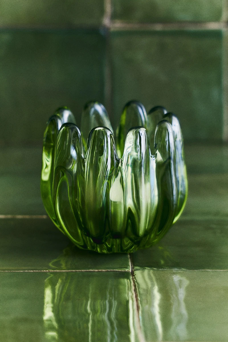 Glass Tea Light Holder