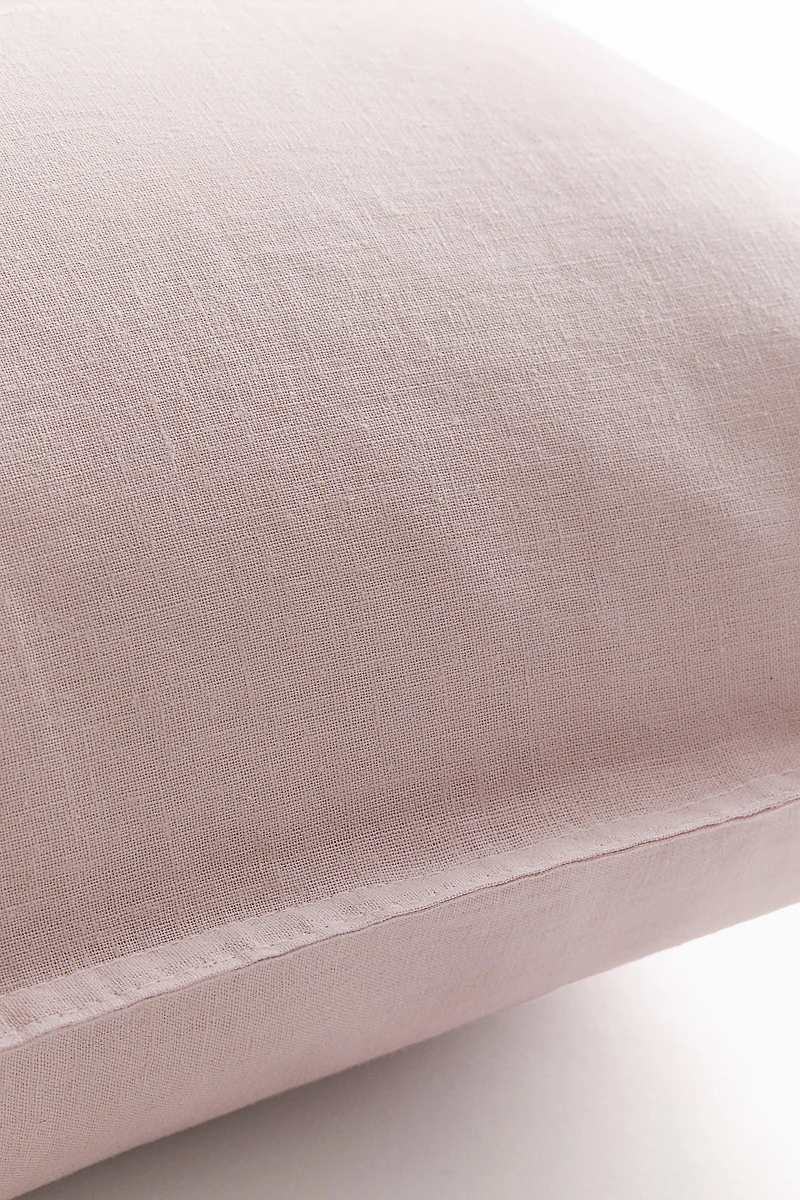 Washed Linen-blend Pillowcase