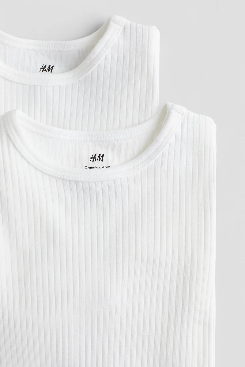 Lot de 3 maillots côtelés