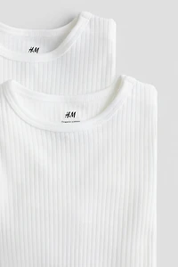Lot de 3 maillots côtelés