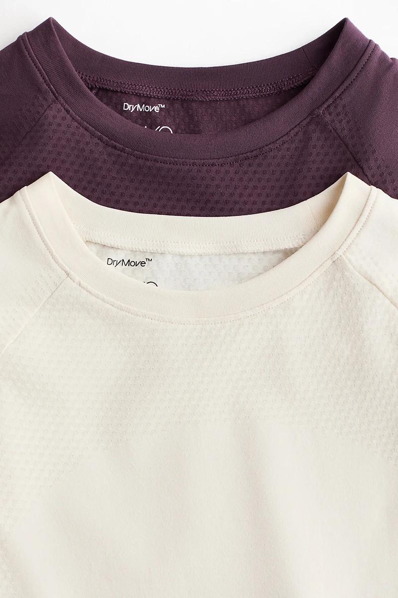 Lot de 2 hauts sport sans couture DryMove🅪