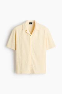 Relaxed-Fit Jacquard-Jersey Resort Shirt