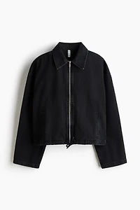 Denim Jacket with Collar