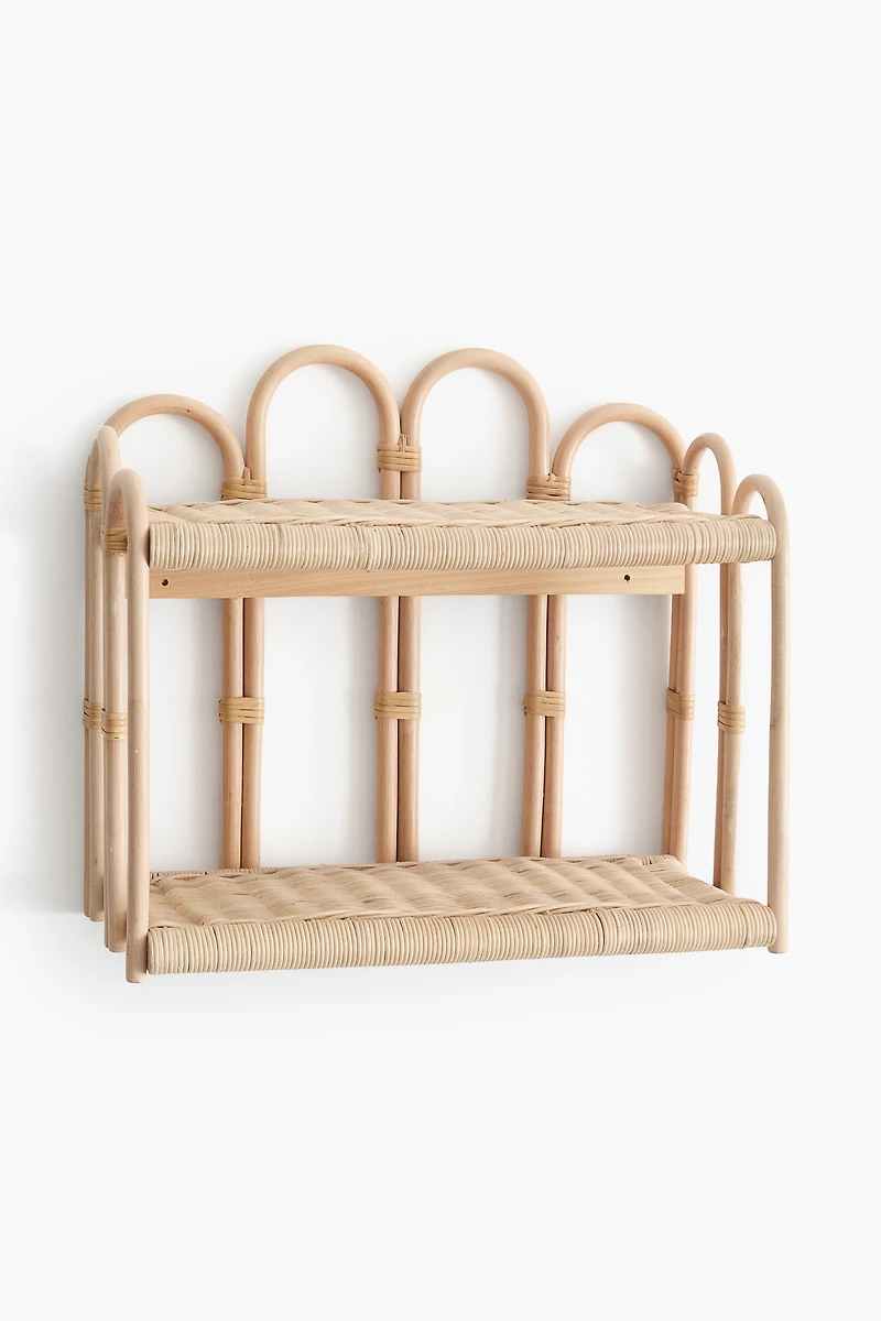 Rattan Wall Shelf