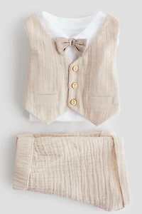 2-Piece Dressy Cotton Set